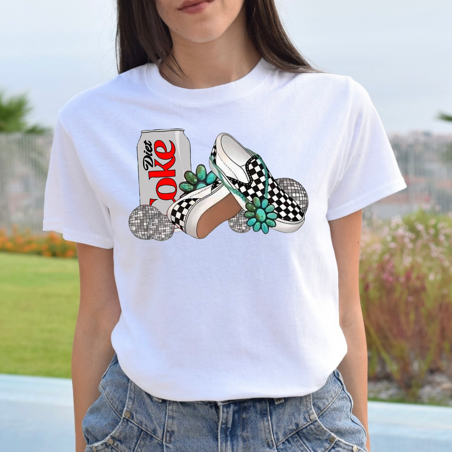 DIET COKE AND VANS TEE