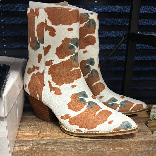 COWPRINT BOOTIES