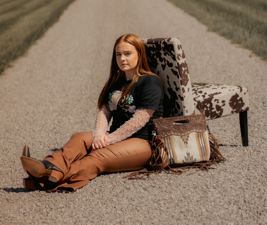 MYRA BAG DUSTY BROWN TOTE