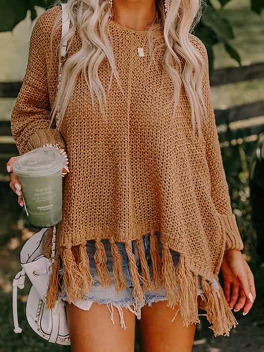 FRINGED FALL TOP