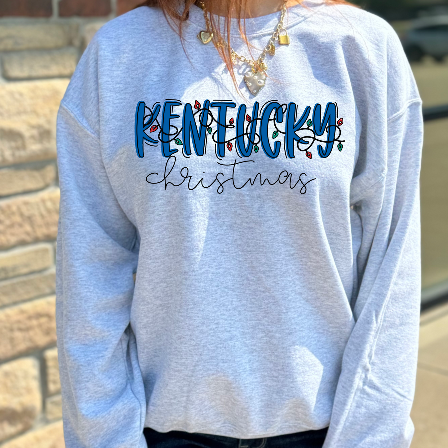 KENTUCKY CHRISTMAS LIGHTS CREWNECKS