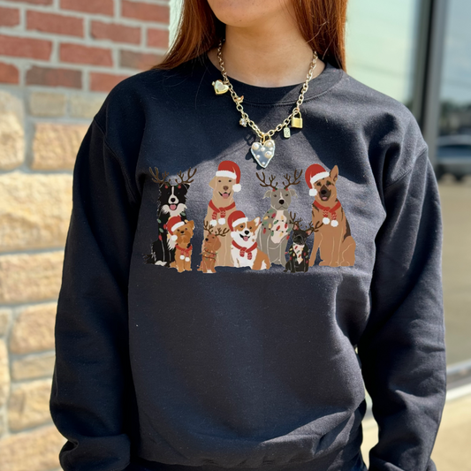 DOGGY CHRISTMAS CREWNECK