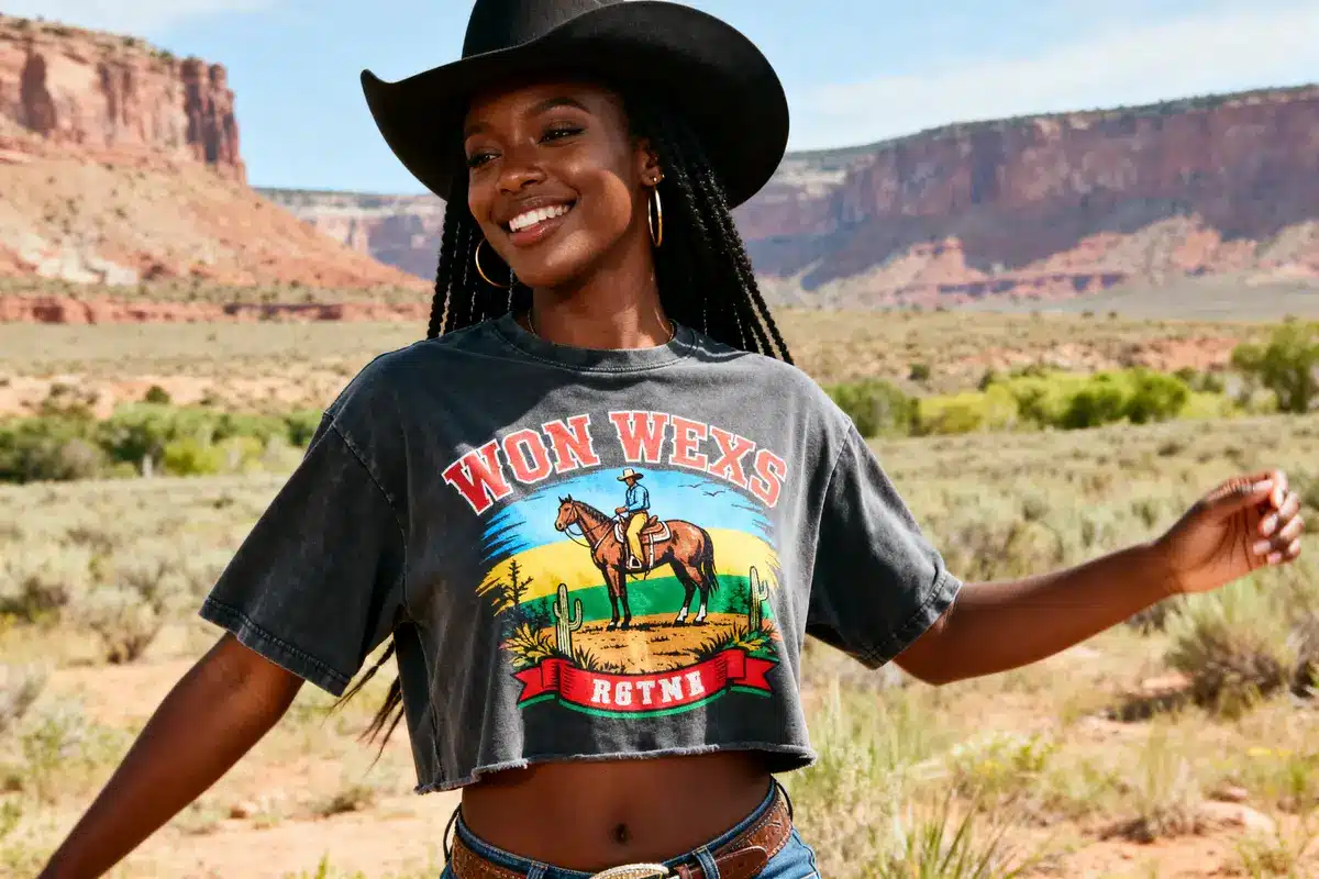 Black Cowgirl T Shirt Styles for Women Who Ride in Style