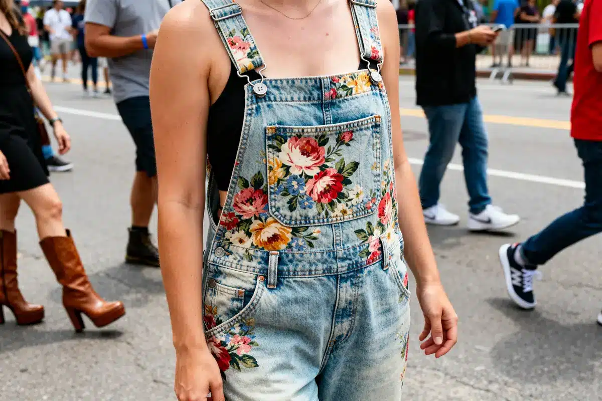 Floral Overalls: How to Style Denim & Vintage Looks Perfectly