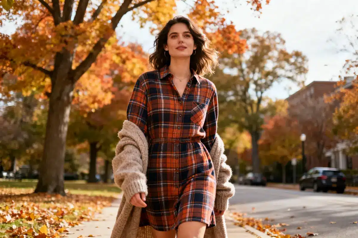 Plaid Shirtdress Style Tips for Effortless Fall Looks